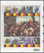 BL119 Timbres 175 ans de la Belgique événement historiques, Envoi, Timbre-poste, Neuf