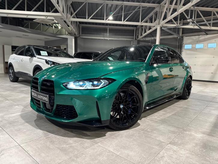 BMW M3 Competition, Auto's, BMW, Bedrijf, Te koop, 3 Reeks, 360° camera, Benzine, Euro 6, Berline, 5 deurs, Automaat, Groen, Zwart