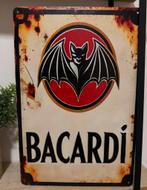 Metalen reclamebord Bacardi, Verzamelen, Merken en Reclamevoorwerpen, Ophalen of Verzenden, Nieuw, Reclamebord