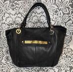 Sac CLIO GOLDBRENNER cuir noir impeccable, Bleu