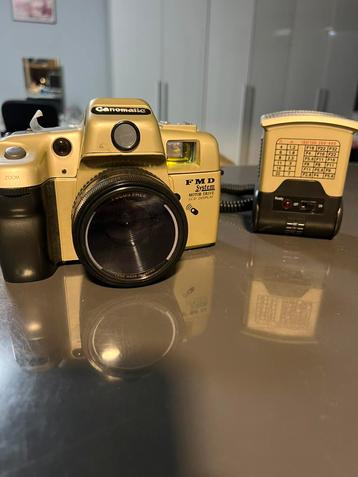 Vintage Canomatic FMD System Motor Drive Camera met Flitser beschikbaar voor biedingen