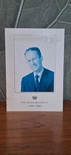 Bidprentje koning Boudewijn, Ophalen of Verzenden, Gebruikt, Foto of Kaart