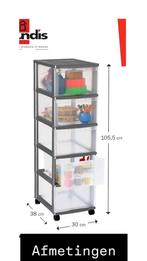 6x Sundis opbergkast – 5 lades –  €25/stu, Ophalen, Zo goed als nieuw