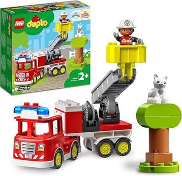 Camion de pompiers LEGO Duplo Town LIVRAISON RAPIDE ET GRATU, Envoi, Neuf, Ensemble complet, Duplo
