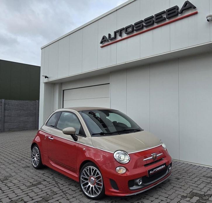 Fiat 595C Abarth Turismo Aut. **43285km**, Auto's, Fiat, Bedrijf, Te koop, 500C, ABS, Airbags, Airconditioning, Alarm, Bluetooth