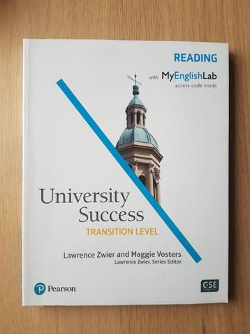 University Success transition level Reading, Enlèvement ou Envoi, Comme neuf, Enseignement supérieur professionnel, Pearson