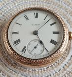 Superbe montre de poche Elgin en métal doré, Envoi