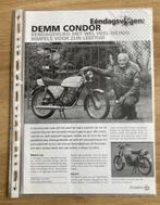 Carte avec divers documents Demm Condor/One Day Flies, Envoi