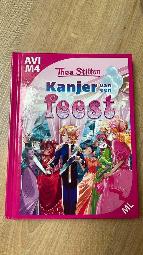 Thea Stilton - Kanjer van een feest AVI M4, Boeken, Kinderboeken | Jeugd | onder 10 jaar, Zo goed als nieuw, Ophalen