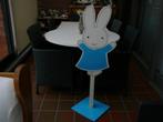 Mooi houten Nijntje voor geboorte, Kinderen en Baby's, Kraamcadeaus en Geboorteborden, Ophalen of Verzenden, Gebruikt, Geboortebord