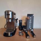 Machine De'Longhi dedica espresso + moulin + accessoires, 2 à 4 tasses, Enlèvement, Utilisé, Machine à espresso