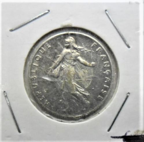 Zilveren munt Frankrijk 50 centimes 1915, Postzegels en Munten, Munten | Europa | Niet-Euromunten, Losse munt, Frankrijk, Zilver