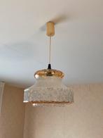 Vintage hanglamp stijl Peill & Putzler jaren 70, Huis en Inrichting, Lampen | Hanglampen, Ophalen, Zo goed als nieuw, Glas