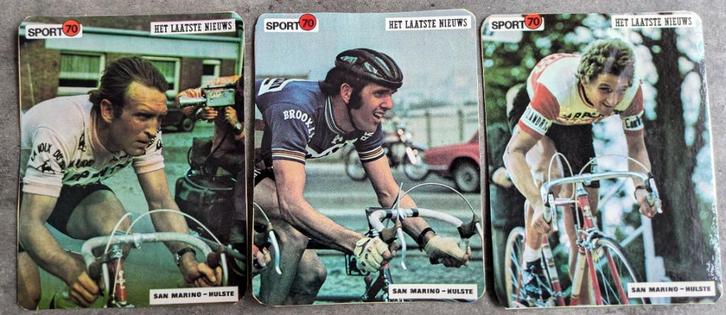 STICKERS WIELRENNEN SPORT 70 3X MAERTENS DE VLAEMINCK GODEF, Hobby en Vrije tijd, Stickers en Plaatjes, Verzenden