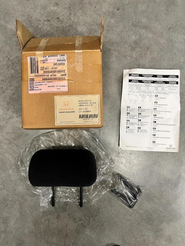Appuie-tête central arrière OEM Honda Accord 4D 99-02, Autos : Pièces & Accessoires, Habitacle & Garnissage, Honda, Neuf, Enlèvement ou Envoi