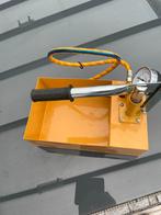 Handmatige hydraulische waterdruk testpomp, Ophalen of Verzenden, Zo goed als nieuw