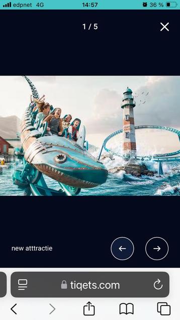 2 entrees walibi 65e, Tickets & Billets, Loisirs | Parcs d'attractions, Deux personnes, Ticket ou Carte d'accès