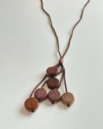 Collier Bois Et Le Bijou Créa La Femme Vintage, Bijoux, Sacs & Beauté, Colliers, Enlèvement, Comme neuf, Brun, Avec pendentif