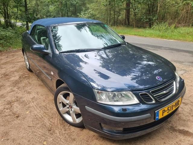 Saab 9.3 Cabriolet, Autos, Saab, Particulier, Saab 9-3, Essence, Cabriolet, 2 portes, Automatique, Bleu, Beige, Cuir, Entretenue par le concessionnaire