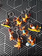 8 Vintage Walibi sleutelhangers, sport, kangoeroes, 80's, Ophalen of Verzenden, Zo goed als nieuw, Knuffel of Figuurtje