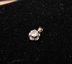 Gouden hangertje met diamant 0,28 kt F/VS, Ophalen of Verzenden, Zo goed als nieuw, Met edelsteen, Goud