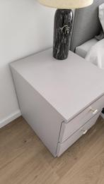 IKEA MALM table de chevet, Ophalen, Gebruikt, Grijs