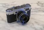 Yashica 35 met 4.5cm/2.8 en lichtmeter., Verzamelen, Foto-apparatuur en Filmapparatuur, Ophalen of Verzenden, 1940 tot 1960, Fototoestel