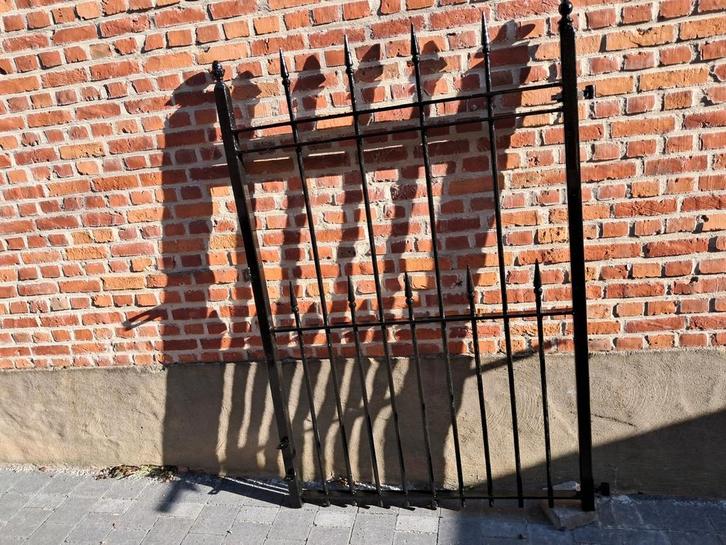 Smeedijzeren tuinpoortje b=1m15, Jardin & Terrasse, Portes de jardin, Comme neuf, Enlèvement ou Envoi