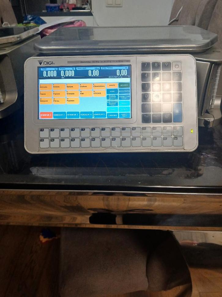 Balance avec ticket Digi SM5500 B, Elektronische apparatuur, Weegschalen, Zo goed als nieuw, Digitaal, Winkelweegschaal, 500 gram of grover