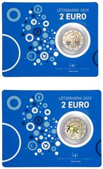 Luxemburg 2025 - coincards Schuman en Henri - gekleurd, Ophalen of Verzenden, Luxemburg, 2 euro, Setje