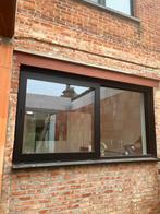 Fenêtre coulissante en aluminium Reynaers l 239,5 x h 130,5, Comme neuf, Châssis de fenêtre, 225 cm ou plus, Enlèvement