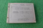 Boek Renault goulette 1952, Ophalen of Verzenden, Landmacht, Boek of Tijdschrift