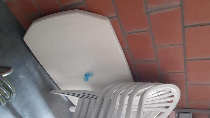 TUINSET, Tuin en Terras, Tuinsets en Loungesets, Zo goed als nieuw, Tuinset, 4 zitplaatsen, Eettafel, Stoel, Ophalen