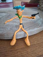 lucky luke buigfiguur 12 cm jaren 70, Verzamelen, Stripfiguren, Ophalen