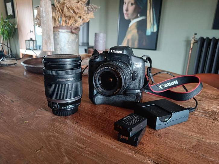 Canon Eos 750d spiegelreflex camera met extra's., Audio, Tv en Foto, Fotocamera's Digitaal, Zo goed als nieuw, Canon, Ophalen