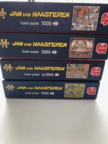 puzzels jan van haasteren, Enlèvement, 500 à 1500 pièces, Comme neuf, Puzzle