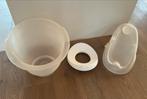 Bademmer + badzitje + kinder toiletbril, Kinderen en Baby's, Ophalen, Zo goed als nieuw