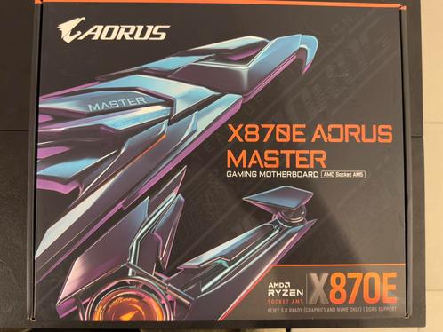Gigabyte X870E Aorus Master, Computers en Software, Moederborden, Zo goed als nieuw, AMD, DDR5, Ophalen