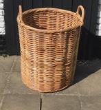 Panier XXL en rotin/osier - 61 x 51 - bac à linge, Maison & Meubles, Osier, Rond, Enlèvement, Panier