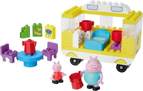 Neuf - Peppa Pig Bix Bloxx - Camping-Car (52 pièces dont 2 p, Kinderen en Baby's, Speelgoed | Educatief en Creatief, Nieuw, Bouwen