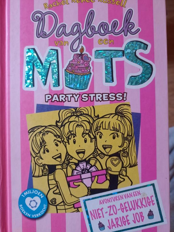 Rachel Renée Russell - Partystress!, Boeken, Kinderboeken | Jeugd | 10 tot 12 jaar, Zo goed als nieuw, Ophalen of Verzenden