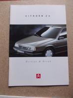 CITROEN ZX SEDAN EN ESTATE BROCHURE 1995, Gelezen, Citroën, Ophalen of Verzenden