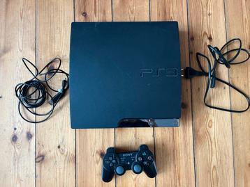 PS3 Slim 320 Go – Compatible CFW / Hack – avec une manette, Enlèvement ou Envoi, Comme neuf, Slim