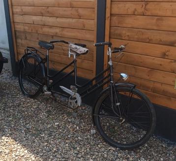 Oldtimer Tandem fiets jaren 30-40  beschikbaar voor biedingen