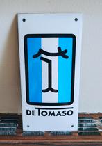 De Tomaso emaille plaat, Verzamelen, Ophalen of Verzenden, Zo goed als nieuw, Reclamebord