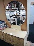 Kaptafel met spiegel, Enlèvement ou Envoi, 100 à 150 cm, Utilisé, @