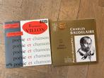 Lot 2 Vinyles Charles Baudelaire, François Villon, Enlèvement, Utilisé