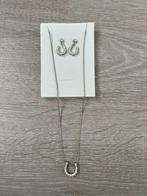 Hoefijzerketting en oorbelset, Ophalen of Verzenden, Nieuw, Hangers