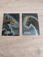 2 cartes Panini Jurassic World Fallen Kingdom, Hobby en Vrije tijd, Verzamelkaartspellen | Overige, Ophalen of Verzenden, Zo goed als nieuw