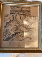 Schilderij plan et profil de la ville et du château de Namur, Antiek en Kunst, Antiek | Spiegels, Ophalen